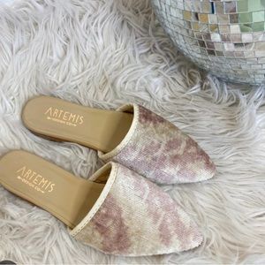 Artemis Design Co. Special edition Velvet Mules size 39 (8.5)